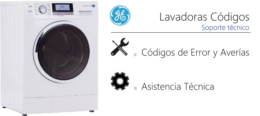 GE Lavadora códigos error averías | GMService