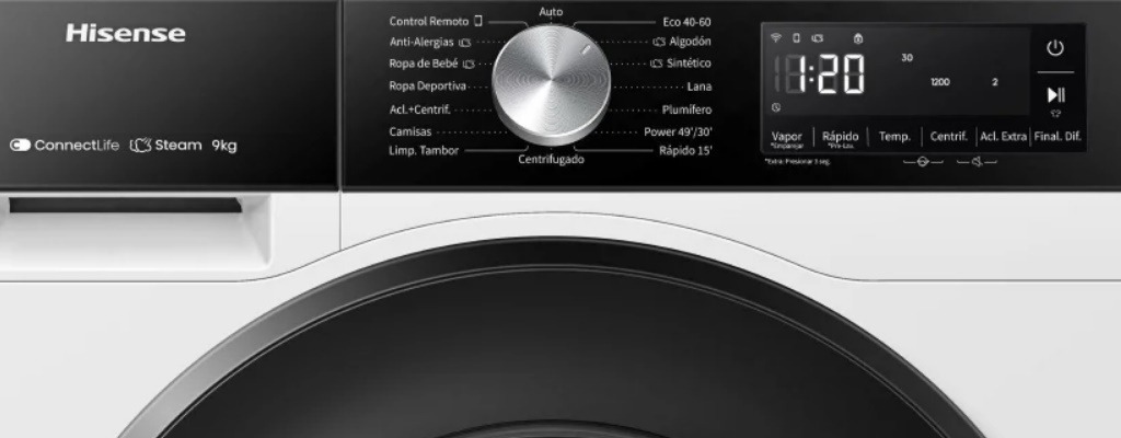Hisense códigos de error, fallo en lavadoras