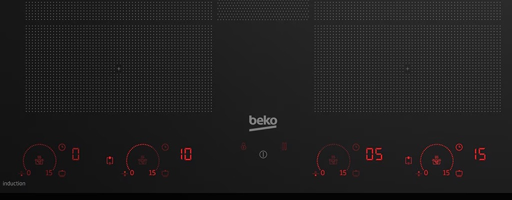 Beko placa de inducción señales códigos error 