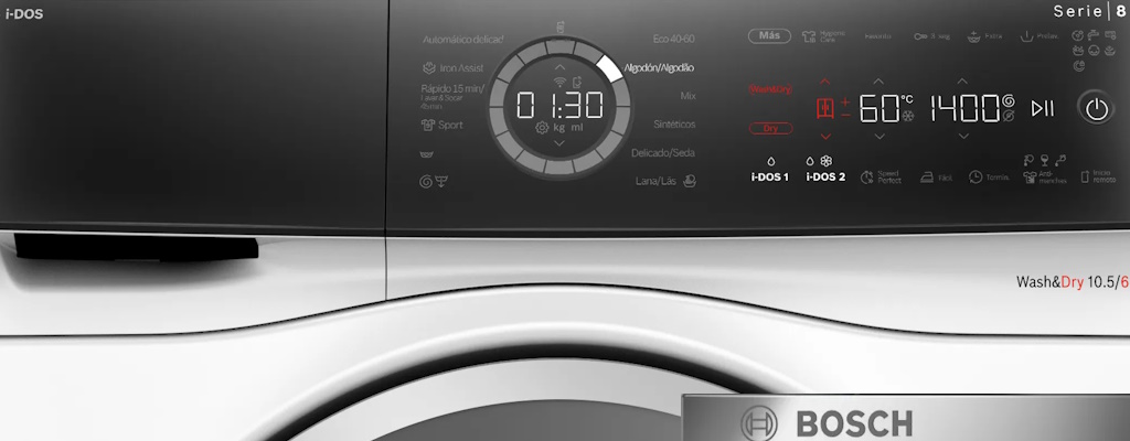 Errores Lava - Secadora BOSCH fallos y códigos