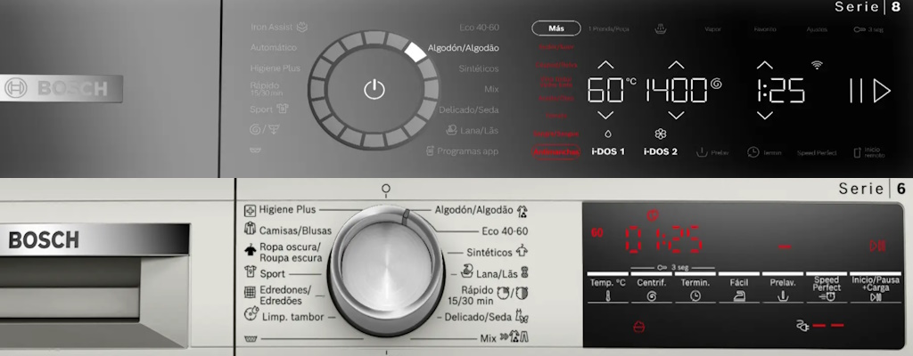 BOSCH Lavadoras Códigos error fallos Errores técnicos en Lavadoras BOSCH Serie 4 6 8