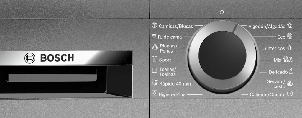 BOSCH  Secadora alarma códigos error
