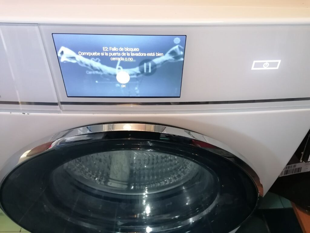Reparación del código error E2 lavadora HAIER